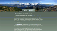 Desktop Screenshot of oliverhodgson.com